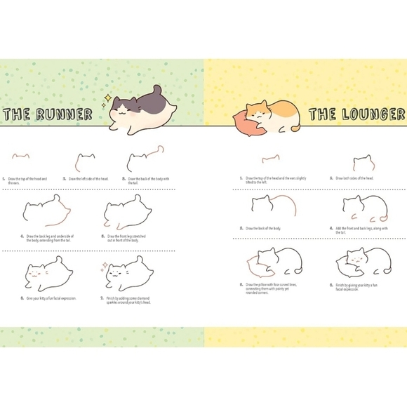 Draw & Color Kawaii Kitties Kit - Picture 5 of 8